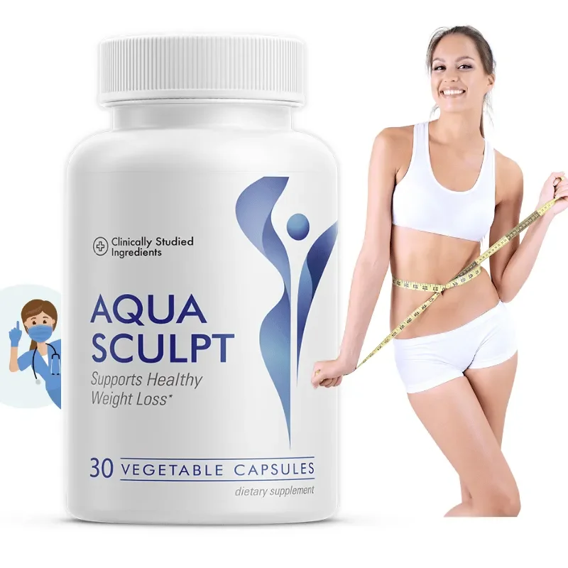 AquaSculpt natural weight loss supplement bottle – official product image USA